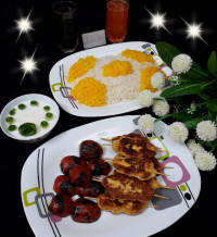 کـباب تابه ای مـرغ