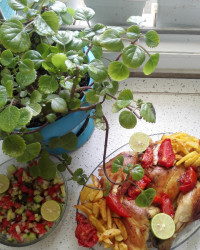 مرغ مامان پز