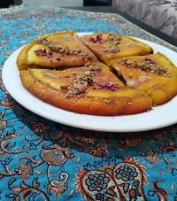 خاگینه مغز دار زعفرانی
