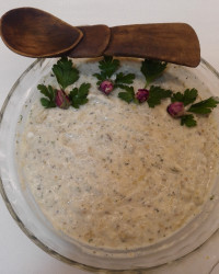 ماست و بادمجون و خورشت مرغ قلقلی من