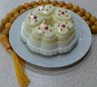 فرنی بستنی با ژله آلوئه.ورا