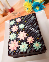 کیک یخچالی ساده