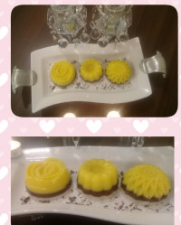 دسر فرنی سه رنگ