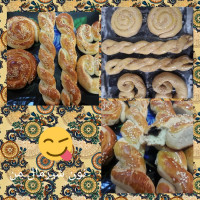 نان شیرمال بامغز شکلات