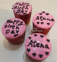 مافین توت فرنگی