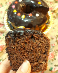 کیک با آب سرد