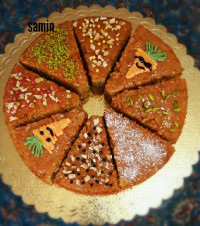 کیک هویج و انبه