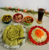 شوید پلو با تن ماهی