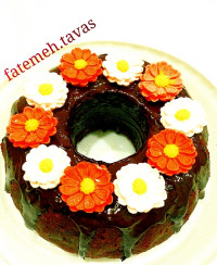 کیک شکلاتی به مناسبت تولد امام رضا علیه السلام