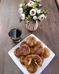 توپک سیب زمینی پنیری