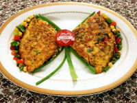 کوکوی سبزیجات رنگارنگ