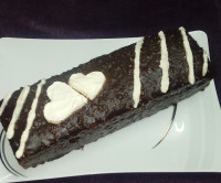 کیک شیرموز با شکلات چیپسی