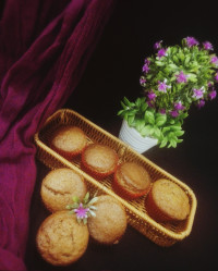 کاپ کیک کرم بیسکوییت