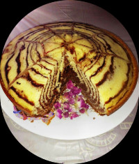 کیک خوشمزه زبرا