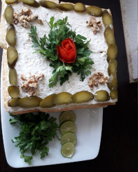 کیک مرغ دختر عمو