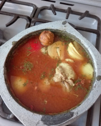 ابگوشت پخته نشده