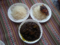 اینم قورمه سبزی جای همگی سبز