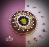 کیک با آب سرد