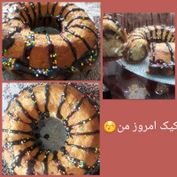 کیک زبرا من باروکش گاناش