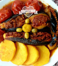 بادمجان شکم پر خوشمزه من