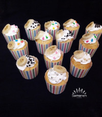 کاپ کیک وانیلی