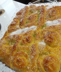 نان مخصوص رمضان با دستور پاپیون ممنون از خانم های کدبانو