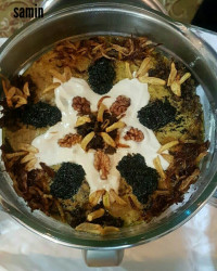 آش سبزی شیرازی