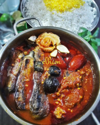 چلو خورشت قیمه بادمجون