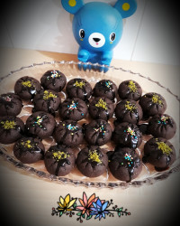 قرابیه شکلاتی آتشفشانی