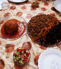 ناهار روز جمعه خونه مامانم....