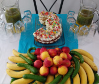 میز تولد گل پسرم