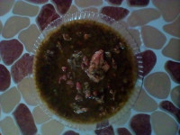 اینم قورمه سبزی من برای ناهار