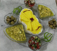باقالی خورشت سالاد شیرازی