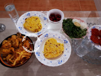 جوجه کباب و مخلفات