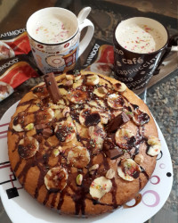 کیک موزی عصرانه