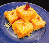 کیک شربتی نارگیلی