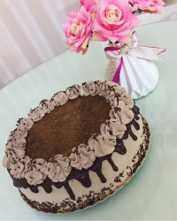 کیک سفارشی شکلاتی