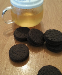 بیسکوییت شکلاتی ساده