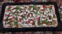 پیتزا مخلوط خانگی