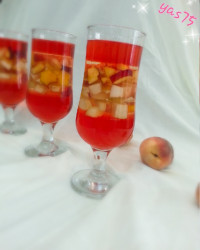 ژله هلو مجلسی