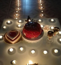 کیک اولین سالگرد ازدواجمون