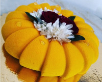 دسر پمو مخملی مغزدار