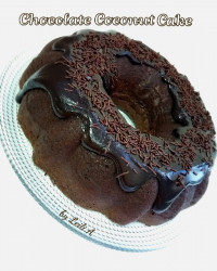 کیک شکلات و نارگیل