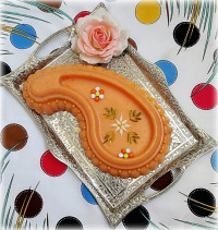 دسر هلو با ژله