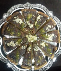 کیک موکا گردویی