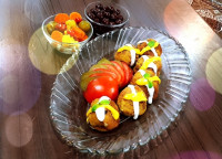 توپک سیب زمینی و پنیر