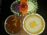 خورشت خلال کرمانشاهی با سالاد خوشکلم