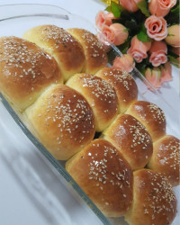 نان بریوش نان کره ای لطیف و خوشمزه