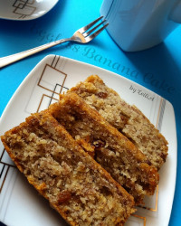 کیک موز بدون تخم مرغ