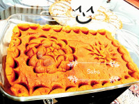 حلوای آرد گندم با شیره خرما